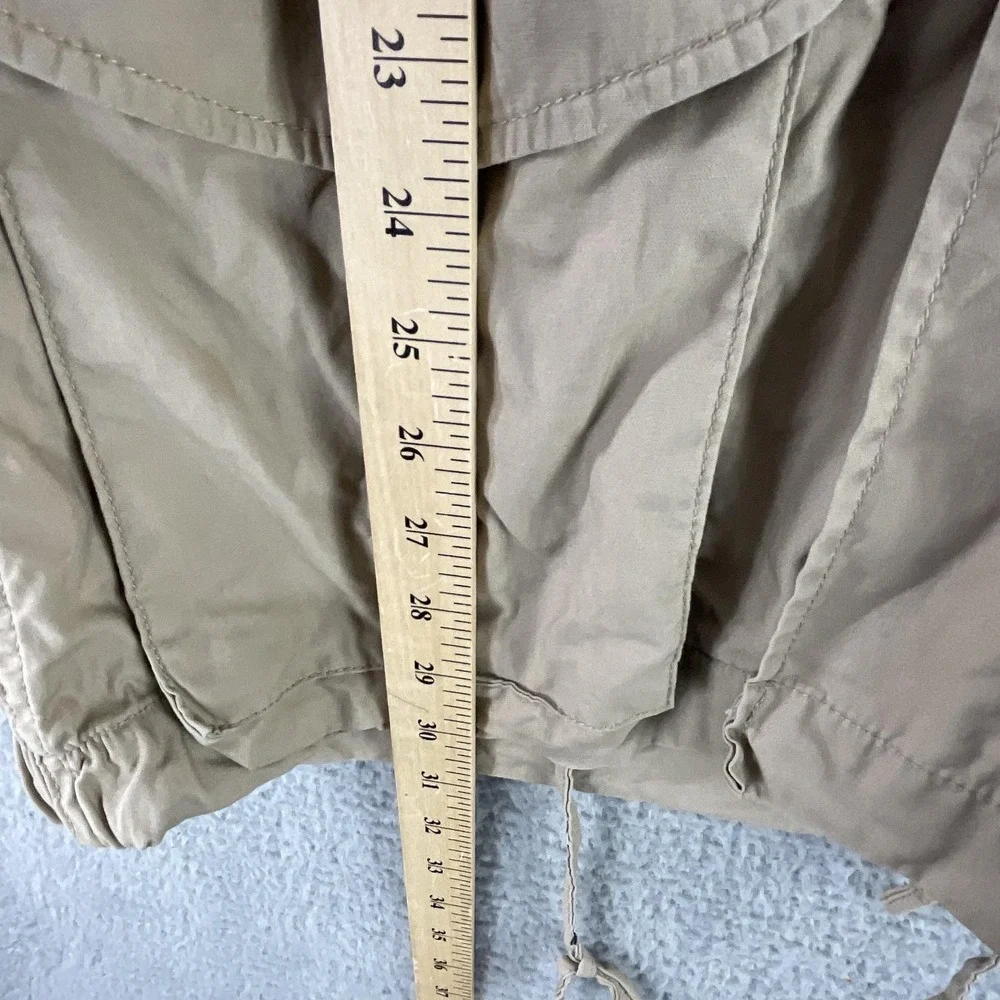 Rothco Field Jacket Mens S Beige Military Canvas‎ Full Zip Pockets Mid-Length